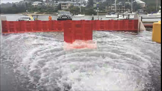 Testing the High Portable Boxwall 500mm Flood Barrier [upl. by Pentheam]