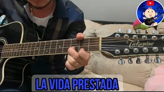 Tutorial la vida prestada  requinto y acordes [upl. by Cordell979]