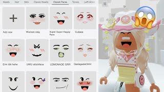 What if you can create roblox faces 😳😱🤑 [upl. by Freytag]