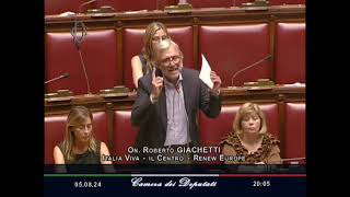 Giachetti  È iniziato alla Camera l’esame del Decreto Carceri 050824 [upl. by Emilie]