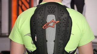 Alpinestars Nucleon KR2 Adventure Touring Back Protector Review at RevZillacom [upl. by Bell]