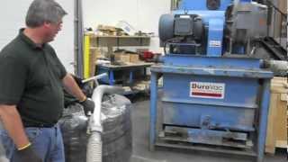 1000 lbs in under 5 minutes with Durovacs PowerLift Portable Industrial Vacuum System [upl. by Aerdnek]