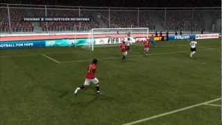 FIFA 12  Manchester United vs Valencia CF Narradores Latinos [upl. by Marna]