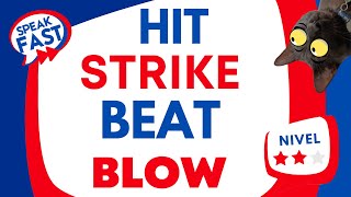 STRIKE BEAT HIT BLOW CÓMO DECIR GOLPEAR EN INGLÉS [upl. by Klug]