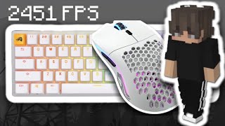 Bedwars ASMR Keyboard amp Mouse Sounds  Hypixel Bedwars [upl. by Ihab]