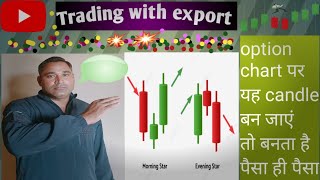 option trading candle stick pattern morning star candle analysis evening star candle analysis [upl. by Ran]