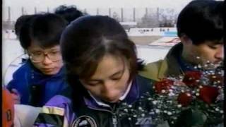 Speed Skating 199495 World Cup Obihiro Japan Ladies 1000M Day1 [upl. by Arvid252]