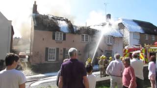 The Clock House Fire at Chideock Dorset [upl. by Colston]