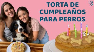 Torta para perros en el microondas  Recetas para perros en casa [upl. by Ellerret124]