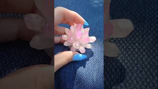 Too many crystals 🤪 crystals resinart handmade resincrafts crystalcluster resin diycrafts [upl. by Kevyn275]