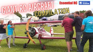 BEST of GIANT Essential RC AIRCRAFT COMPILATION  Huge scale RC Aeroplanes and Jets [upl. by Algie]