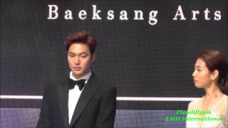 Lee Min Ho at 51 Paeksang Arts Awards 20150526 [upl. by Ortiz]