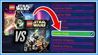 Mumble Mode Comparison  LEGO Star Wars The Skywalker Saga vs LEGO Star Wars The Complete Saga [upl. by Bushore]