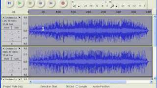 Converting audio to midside stereo with Audacity [upl. by Krauss110]