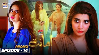 Amanat Episode 14  PROMO  Presented by Brite  ARY Digital Drama [upl. by Adneral]