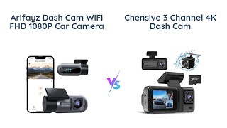 🚗 Dash Cam Comparison ARIFAYZ vs CHENSIVE 4K1080P1440P 📹 [upl. by Tattan]