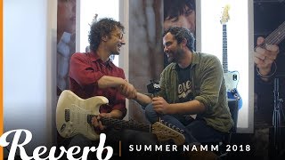 Albert Hammond Jrs Fender Signature Stratocaster  Reverb at Summer NAMM 2018 [upl. by Pascoe422]