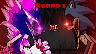 FNF Sonicexe Xenophanes Vs SonicEYX Round 2 DC2 ANIMATION [upl. by Savitt]