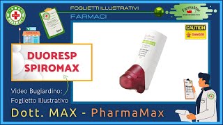 ❓ Cosè il 💊 Farmaco DUORESP SPIROMAX 🗺️ Foglietto Illustrativo Bugiardino 👔 ᗪᖇ ᗰᗩ᙭ [upl. by Finnigan]