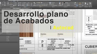 Tutorial Plano de Acabados [upl. by Zhang]