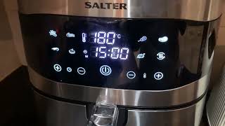 Salter EK4628 1800W 8L Digital Air Fryer Black And Stainless Steel [upl. by Redvers]