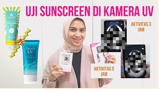 Battle Sunscreen  Biore Aqua Rich vs Azarine  Mana yang tahan untuk aktivitas [upl. by Llenahc]