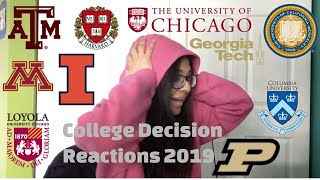 College Decision Reactions 2019 Computer Science  UIUC UC Berkeley Purdue Harvard etc [upl. by Fulviah]