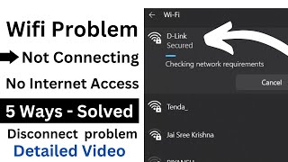 Wifi not connecting  Wifi problem  Wifi connected no internet access [upl. by Dripps]