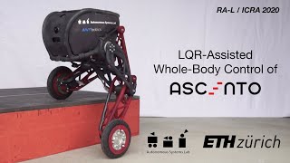 LQRAssisted WholeBody Control of a Wheeled Bipedal Robot with Kinematic Loops RAL  ICRA 2020 [upl. by Isawk]