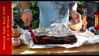 How to Smoke Baby Back Ribs  221 Method  Masterbuilt Smoker [upl. by Furtek]