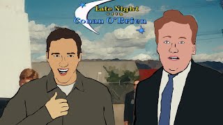 Norm Macdonald on Late Night with Conan OBrien French uncle riddle joke Animated [upl. by Oriole]