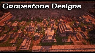 Minecraft Gravestone Designs [upl. by Dannel]