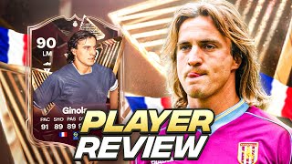 90 TRIPLE THREAT HERO GINOLA SBC PLAYER REVIEW  FC 24 Ultimate Team [upl. by Fazeli109]