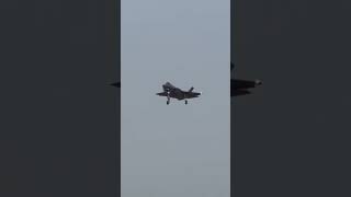 Raf Lakenheath f35 landing 🤯 f15 military army aviation american airforce fighter planes [upl. by Bik208]