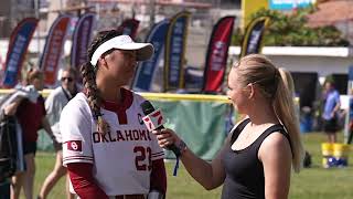 Oklahoma Softballs Tiare Jennings Hits 74th Career Home Run [upl. by Tillinger]