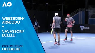 ArneodoWeissborn v BolelliVavassori Highlights Australian Open 2024 First Round [upl. by Westfahl]