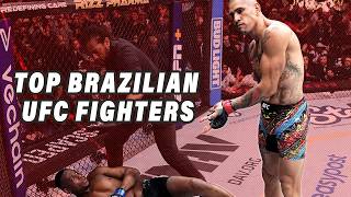 Top 5 Current Brazilian UFC Fighters [upl. by Alvera773]