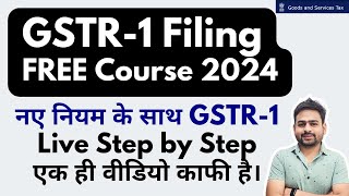 GSTR 1 Filing 2024  How to File GSTR 1  GSTR 1 Nil amp Taxable Return Filing  GSTR1 Online Filing [upl. by Lukash]