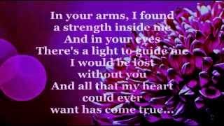 YOUR LOVE The Greatest Gift Of All Lyrics  JIM BRICKMAN feat MICHELLE WRIGHT [upl. by Rafferty]