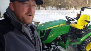 John Deere 1025r PTORIO bypass how to disable ptorio safety switch on John deere 1025r2023 fix [upl. by Atinor]