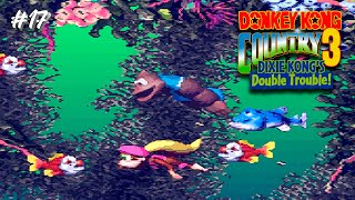 Donkey Kong Country 3 Dixie Kongs Double Trouble SNES Gameplay ep17 ㅡ Fish Food Frenzy [upl. by Mak]