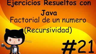 Factorial de un numero Recursividad Resuelto con Java [upl. by Moscow]