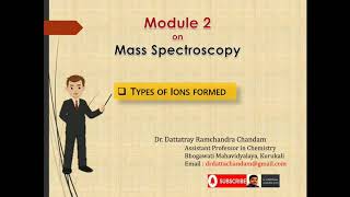 Mass Spectroscopy  Module 2 [upl. by Linea]