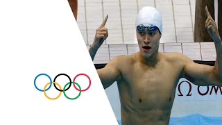 Sun Yang 400m Freestyle  New Olympic Record  London 2012 Olympics [upl. by Anilehcim]