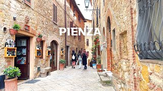 4K🇮🇹 Walking Tour of Pienza Italy Lovely Tuscan Village Listed as a World Heritage Site💗 2023 [upl. by Isabeau]