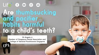 Are Thumbsucking and Pacifiers Harmful To a Childs Teeth [upl. by Nairdna]