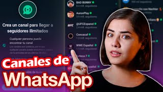 LOS quotNUEVOSquot CANALES DE WHATSAPP  ESimple [upl. by Akimrej868]