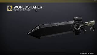 HOW TO GET WORLDSHAPER ORNAMENT  DESTINY 2 [upl. by Syman356]