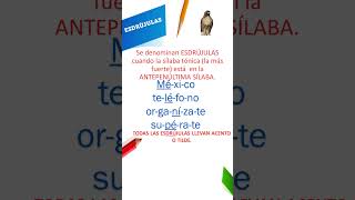 Esdrújula cuáles son gramática español agudas graves esdrújulas sílabas [upl. by Isia]