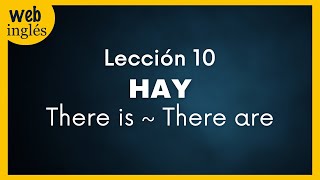 ★10HayThere is There are  Some Any Inglés para Principiantes [upl. by Placeeda]